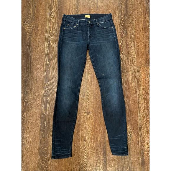 Mother The Looker Love Lust & Pixie Dust Jeans, Dark Wash, Sz 26 /Small, MP $298 - Picture 4 of 15